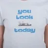 T-shirt crop côtelé femme manches courtes YOU LOOK ???? TODAY - KONTAKT