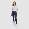 T-shirt crop côtelé femme manches courtes YOU LOOK ???? TODAY - KONTAKT