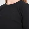 T-shirt crop côtelé fille manches longues - KONTAKT
