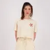 T-shirt crop femme manches courtes ETOILE DE MER ET PERLE - KONTAKT