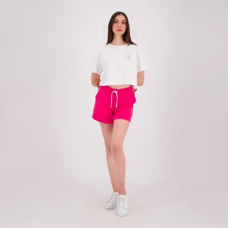T-shirt crop femme manches courtes POSTCARD - KONTAKT