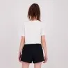 T-shirt crop femme manches courtes TORTUE DE MER ET PERLE - KONTAKT