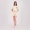 T-shirt crop femme manches courtes WARNING - KONTAKT