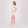 T-shirt crop femme manches courtes WARNING - KONTAKT