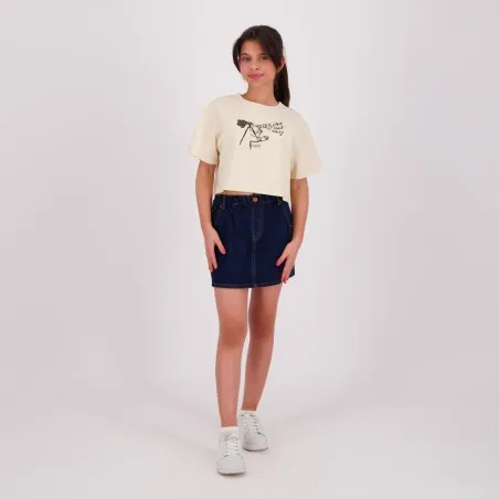 T-shirt crop fille - KONTAKT