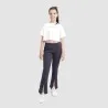 T-shirt crop fille manches courtes avec revers MISS ADORABLE - KONTAKT