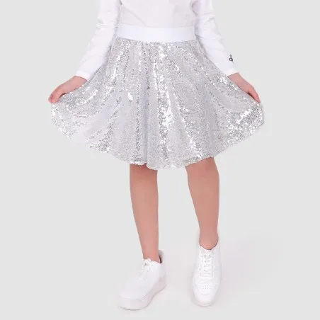 Jupe fille en tulle et élastique scintillant - KONTAKT