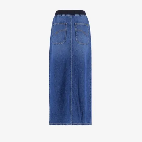 Jupe maxi femme en jeans- MYRIAM - KONTAKT