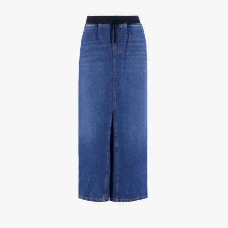 Jupe maxi femme en jeans- MYRIAM - KONTAKT