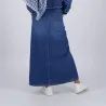 Jupe maxi femme en jeans- MYRIAM - KONTAKT