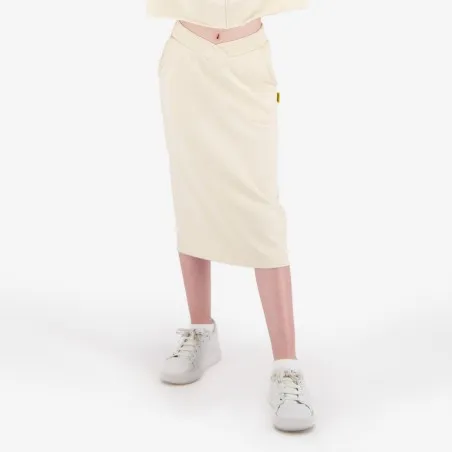 Jupe maxi fille avec bande à la taille croisée - KONTAKT