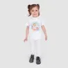 T-shirt bébé manches courtes avec revers FLAMINGO - KONTAKT