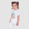 T-shirt bébé manches courtes avec revers FLAMINGO - KONTAKT