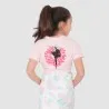 T-shirt crop fille manches courtes noué BALLERINE - KONTAKT