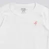 T-shirt crop fille manches longues avec broderie - KONTAKT