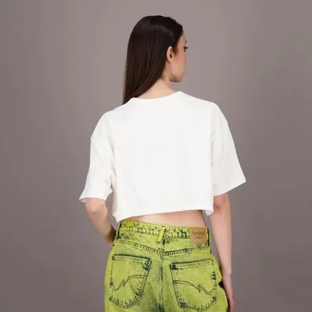 T-shirt cropped unisexe FREEDOM Selvedge And Raw Look - TUNIS FASHION WEEK 2024 - KONTAKT