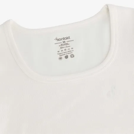 T-shirt décolleté femme manches courtes - KONTAKT