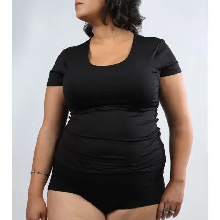 T-shirt demi manche grandes tailles en microfibre extensible - KONTAKT