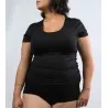 T-shirt demi manche grandes tailles en microfibre extensible - KONTAKT