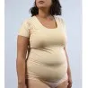 T-shirt demi manche grandes tailles en microfibre extensible - KONTAKT