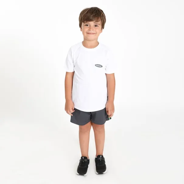 T-shirt de sport garçon manches courtes avec logo - KONTAKT