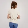 T-shirt femme manches courtes avec broderie - KONTAKT