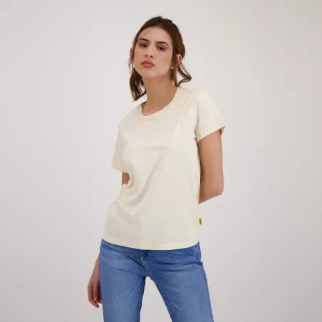 T-shirt femme manches courtes avec broderie - KONTAKT