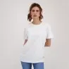 T-shirt femme manches courtes avec broderie - KONTAKT