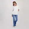 T-shirt femme manches courtes avec broderie - KONTAKT