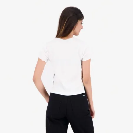 T-shirt femme manches courtes avec noeuds sur le cotés - KONTAKT