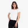 T-shirt femme manches courtes avec noeuds sur le cotés - KONTAKT