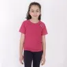 T-shirt de sport fille manches courtes avec logo - KONTAKT