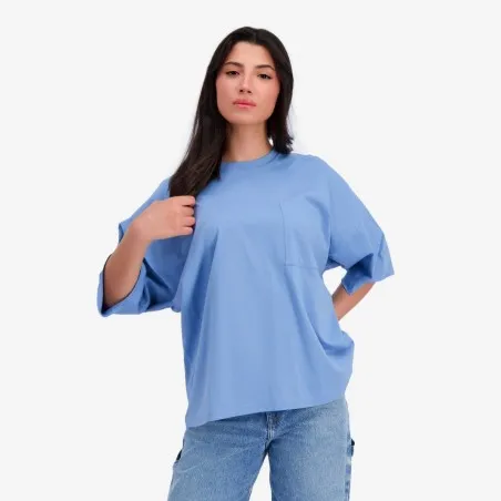 T-shirt oversized sur taille avec poche plaqué - KONTAKT