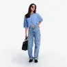 T-shirt oversized sur taille avec poche plaqué - KONTAKT