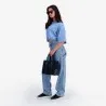 T-shirt oversized sur taille avec poche plaqué - KONTAKT