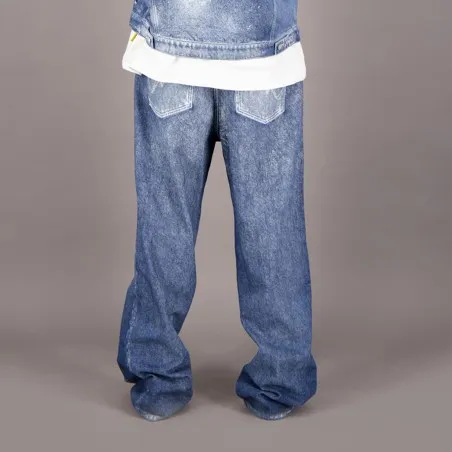 Baggy jeans unisexe Heavy Used Effect - TUNIS FASHION WEEK 2024 - KONTAKT
