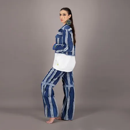 Baggy jeans unisexe UPCYCLING METHODS - TUNIS FASHION WEEK 2024 - KONTAKT