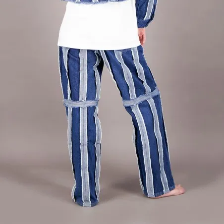 Baggy jeans unisexe UPCYCLING METHODS - TUNIS FASHION WEEK 2024 - KONTAKT