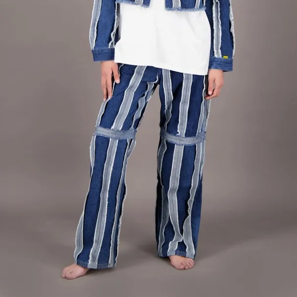 Baggy jeans unisexe UPCYCLING METHODS - TUNIS FASHION WEEK 2024 - KONTAKT