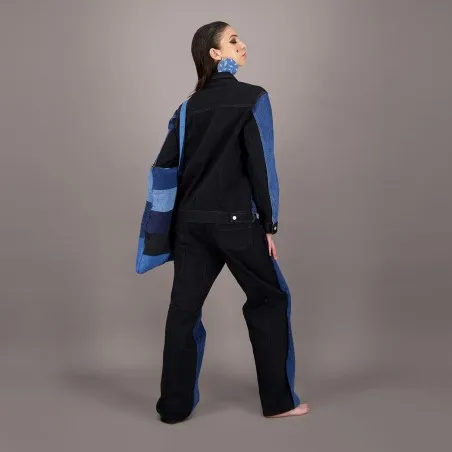 Baggy jeans unisexe UPCYCLING METHODS - TUNIS FASHION WEEK 2024 - KONTAKT