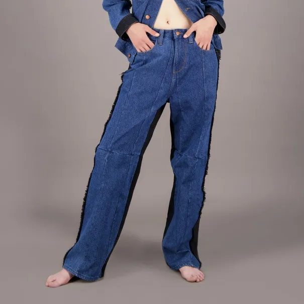 Baggy jeans unisexe UPCYCLING METHODS - TUNIS FASHION WEEK 2024 - KONTAKT