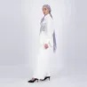 Chemise femme avec poche plaquée en chaine & trame - KONTAKT