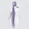 Chemise femme avec poche plaquée en chaine & trame - KONTAKT