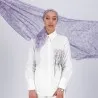Chemise femme avec poche plaquée en chaine & trame - KONTAKT