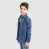 Chemise garçon avec poche poitrine en jeans - KONTAKT