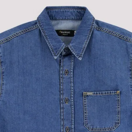 Chemise homme en jeans - TAJ - KONTAKT