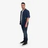 Chemise homme manches courtes en jeans - SHOKRI - KONTAKT