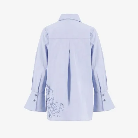 Chemise papillon femme en chaine & trame - KONTAKT