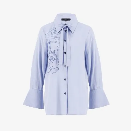 Chemise papillon femme en chaine & trame - KONTAKT
