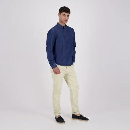 Chemise tunique homme en jeans - TAYSIR - KONTAKT